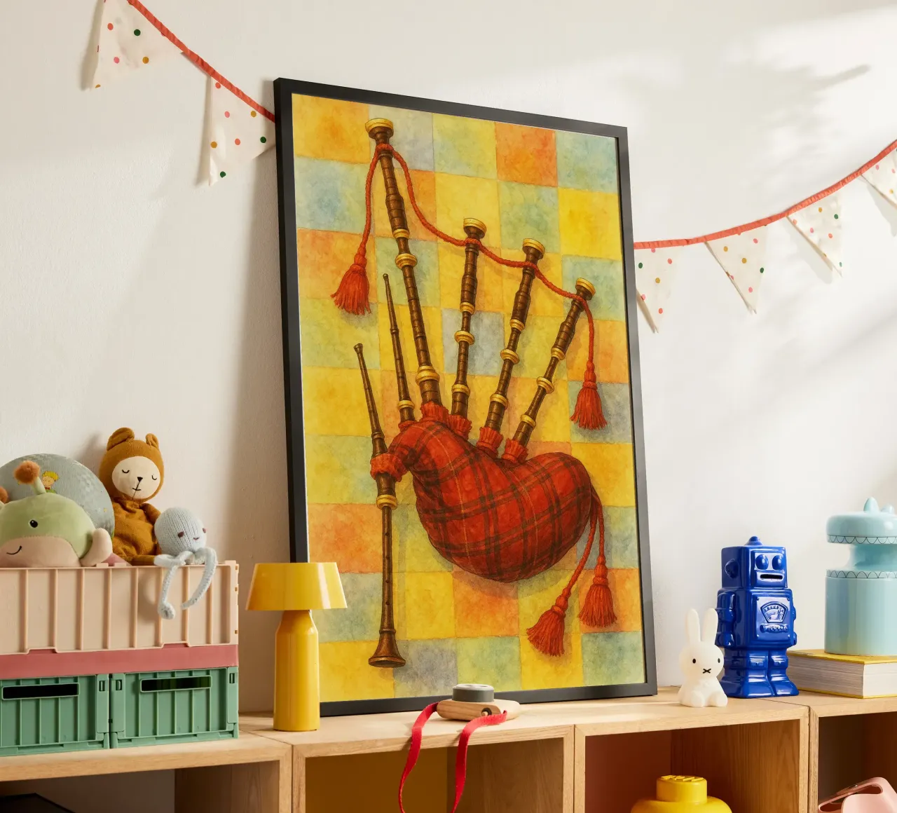 Dudelsack Phantasie Malerei Zeichnung Kunst Poster von the gendels