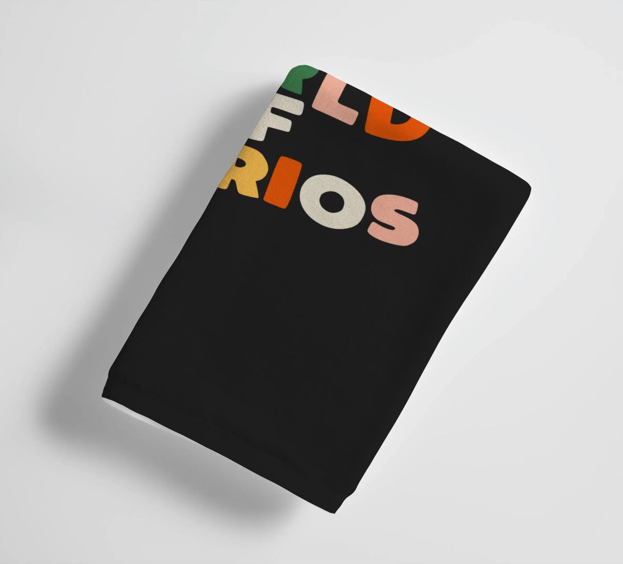 Be a Fruitloop in a World of Cheerios Typography Print towel by THE MOTIVATED TYPE