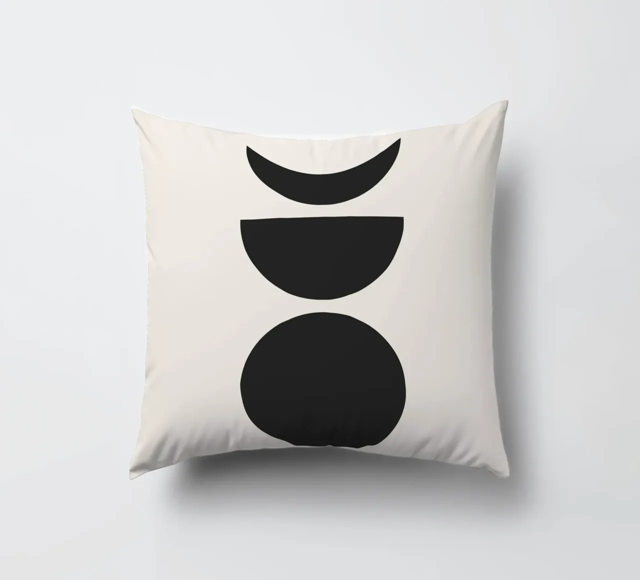 Abstract Boho mid century Pattern 27 decorative cushion by Paigaam Studio