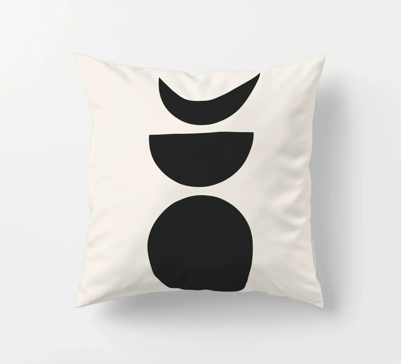 Abstract Boho mid century Pattern 27 decorative cushion by Paigaam Studio