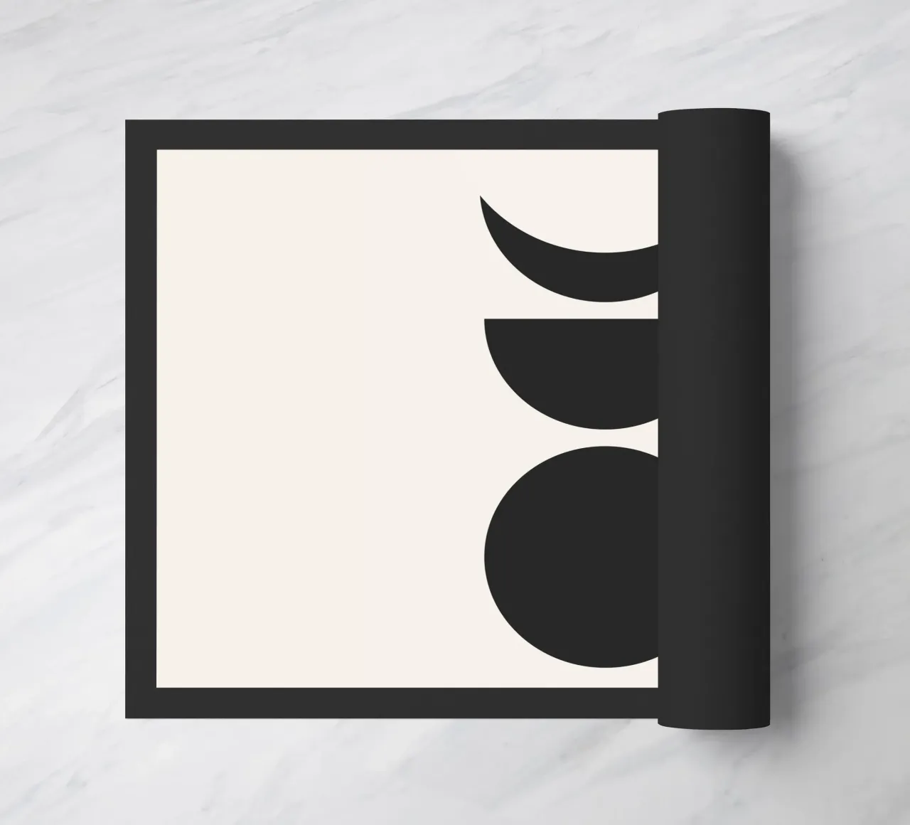 Astratto Boho metà secolo Pattern 27 zerbino da Paigaam Studio