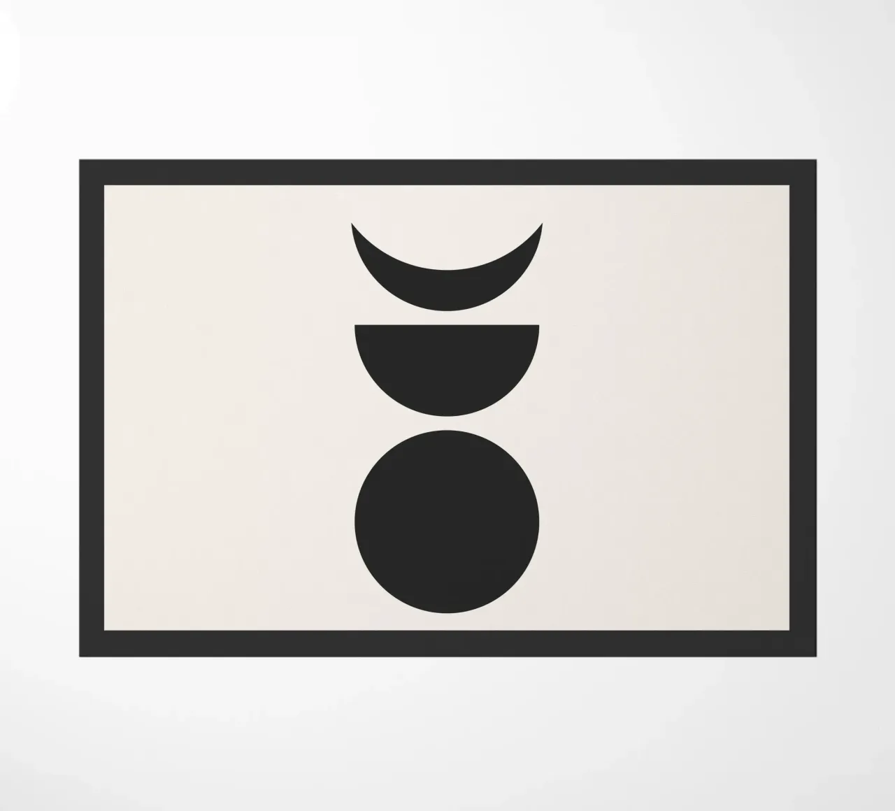 Astratto Boho metà secolo Pattern 27 zerbino da Paigaam Studio