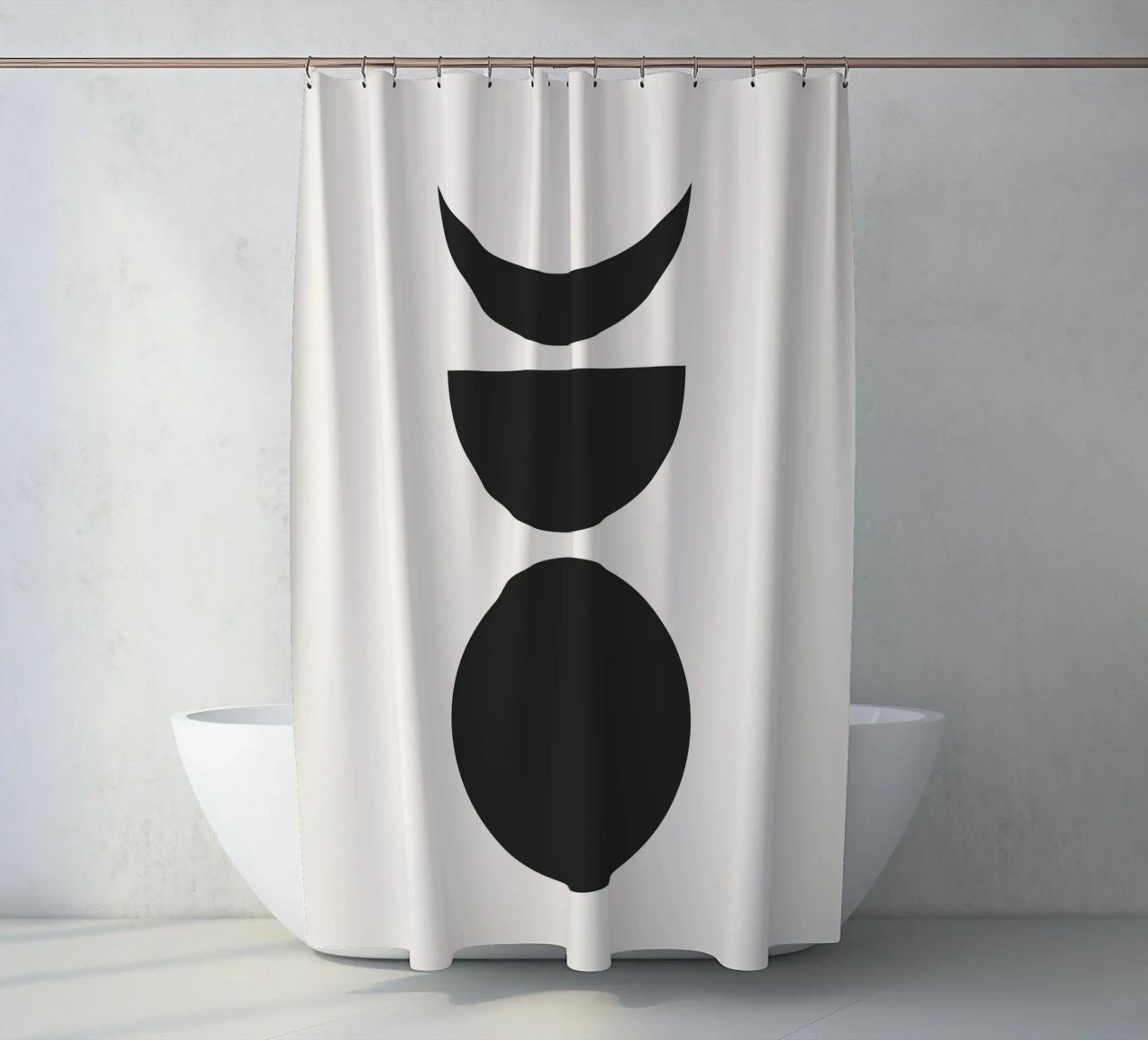 Astratto Boho metà secolo Pattern 27 tenda da doccia da Paigaam Studio