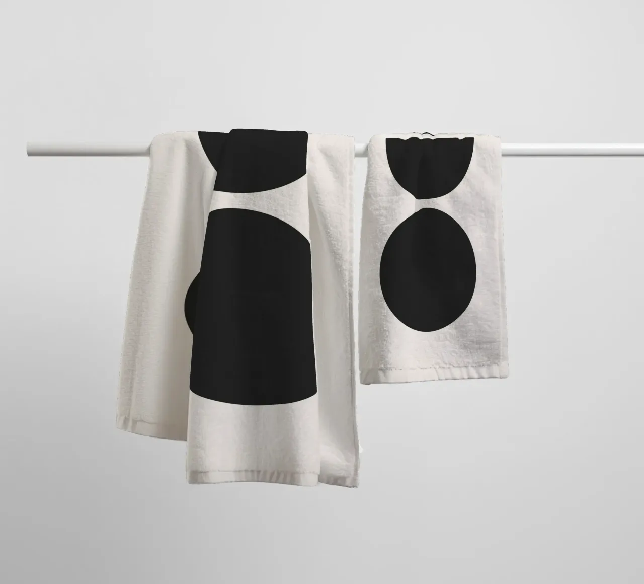 Abstract Boho mid eeuw Patroon 27 badhanddoek van Paigaam Studio