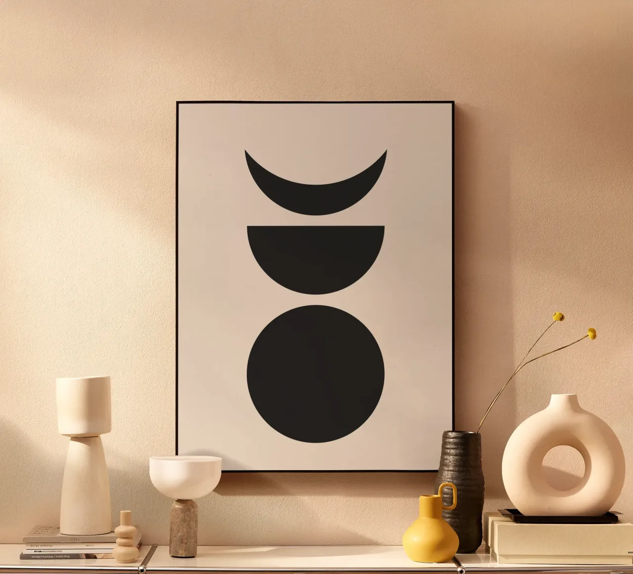 Astratto Boho metà secolo Pattern 27 plexiglass da Paigaam Studio