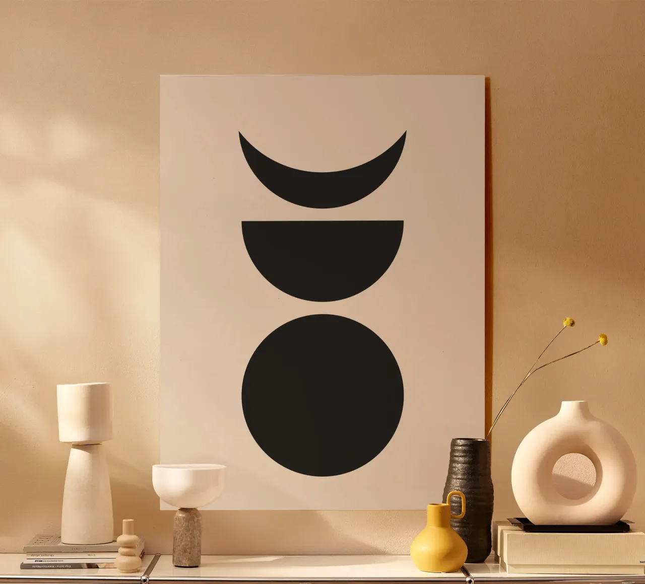 Astratto Boho metà secolo Pattern 27 plexiglass da Paigaam Studio