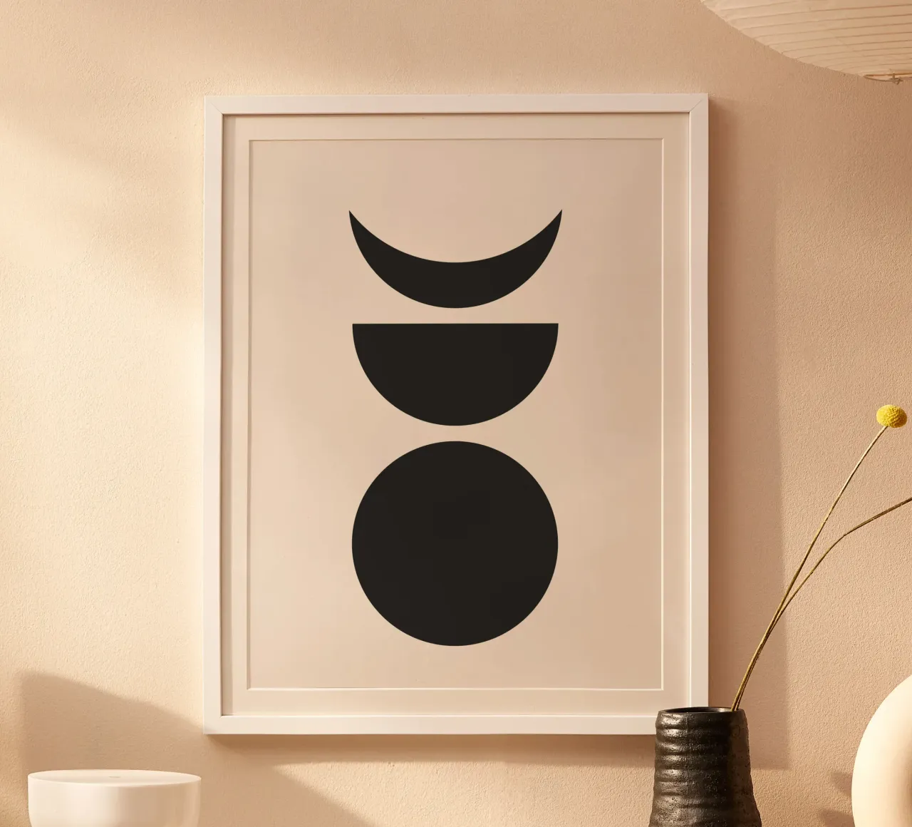 Astratto Boho metà secolo Pattern 27 carta hahnemühle da Paigaam Studio