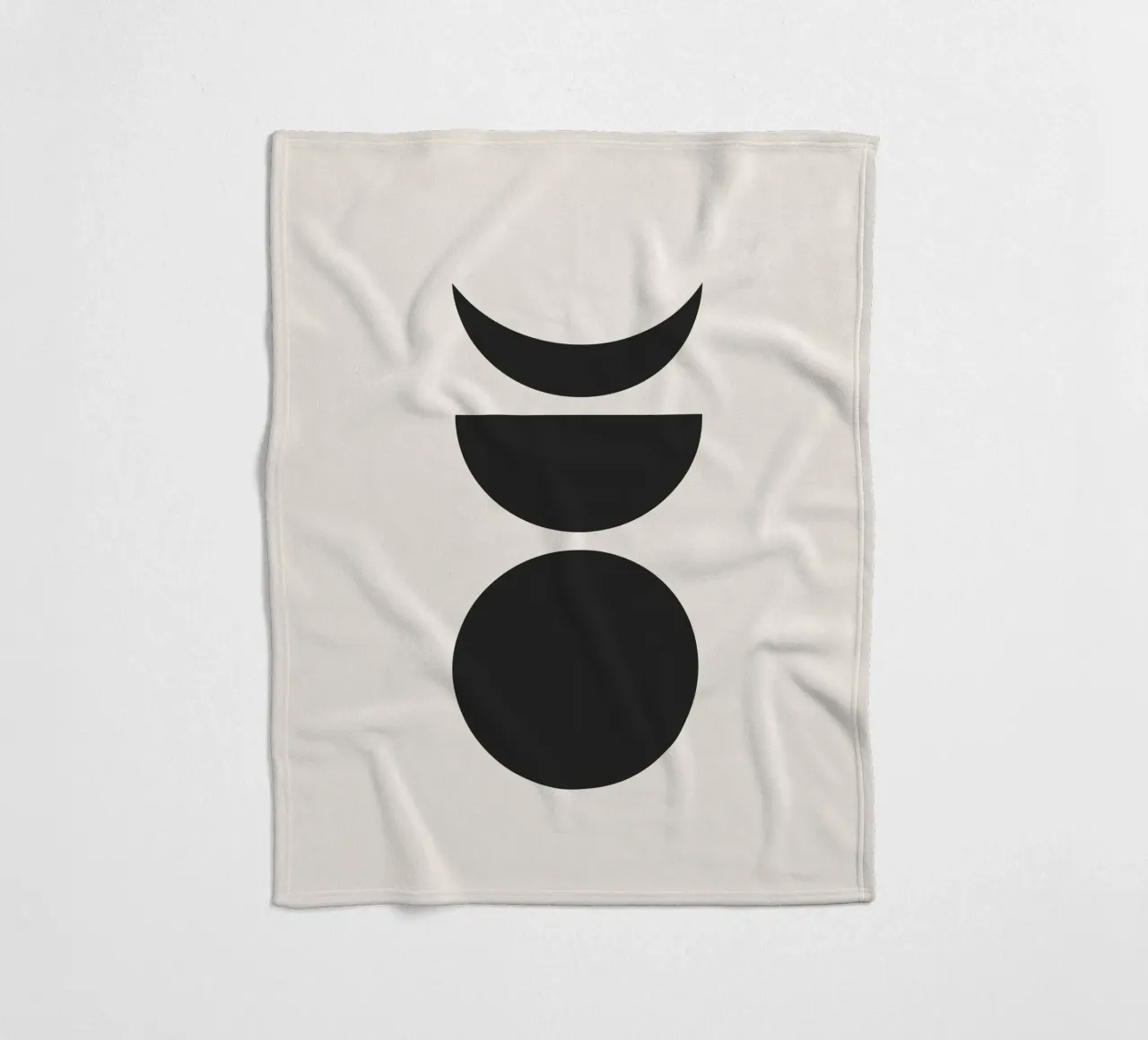 Abstract Boho mid century Pattern 27 fleece blanket by Paigaam Studio