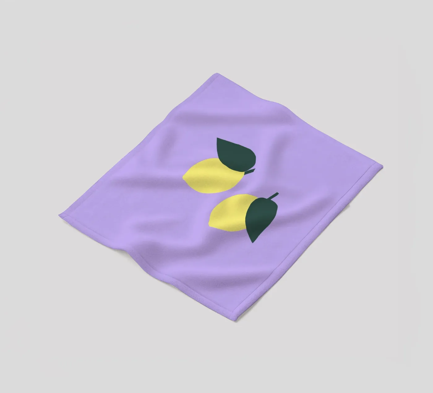 Limone Big Fleecedecke von Iris Knabenschuh Design