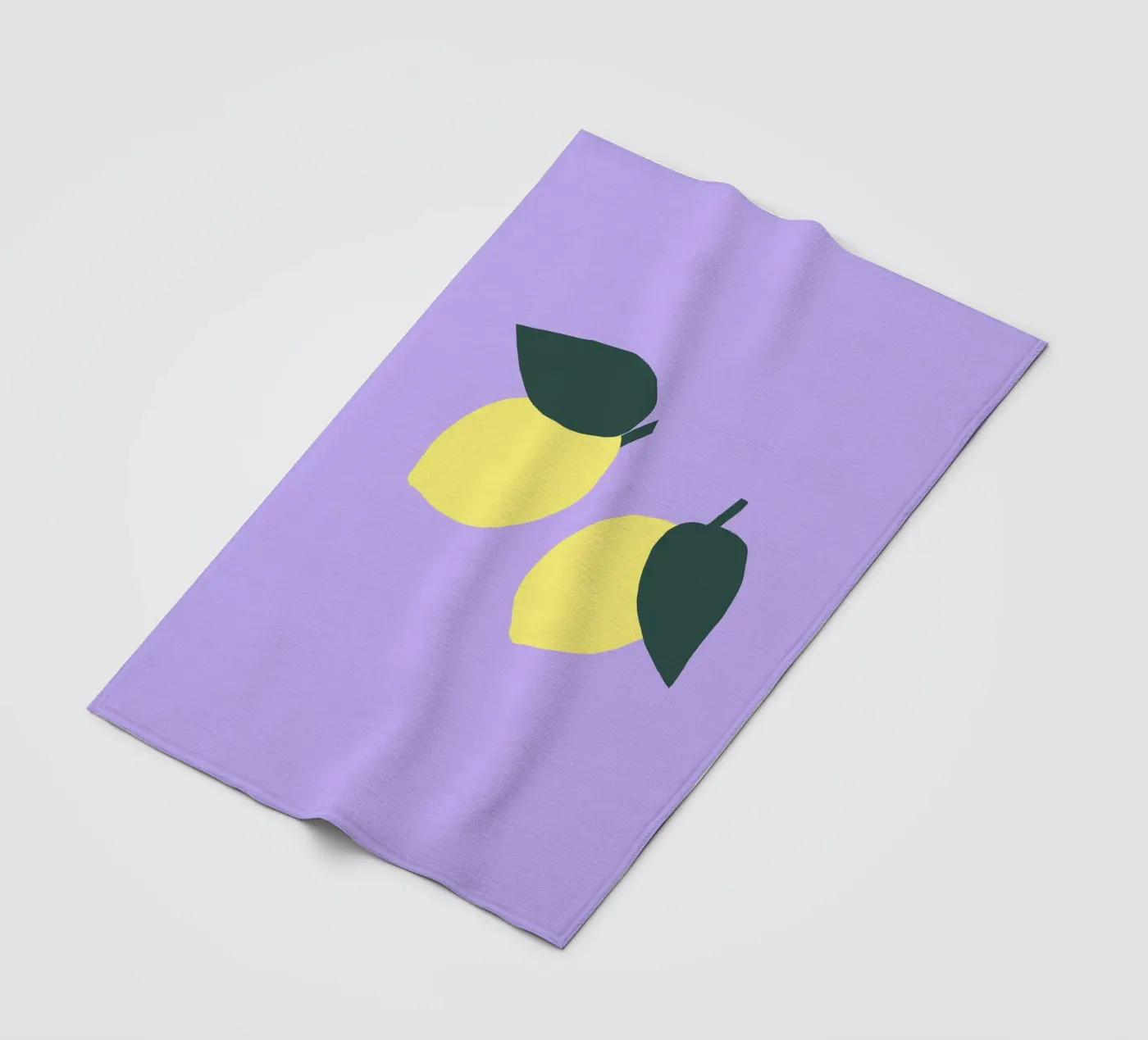 Limone Big Fleecedecke von Iris Knabenschuh Design