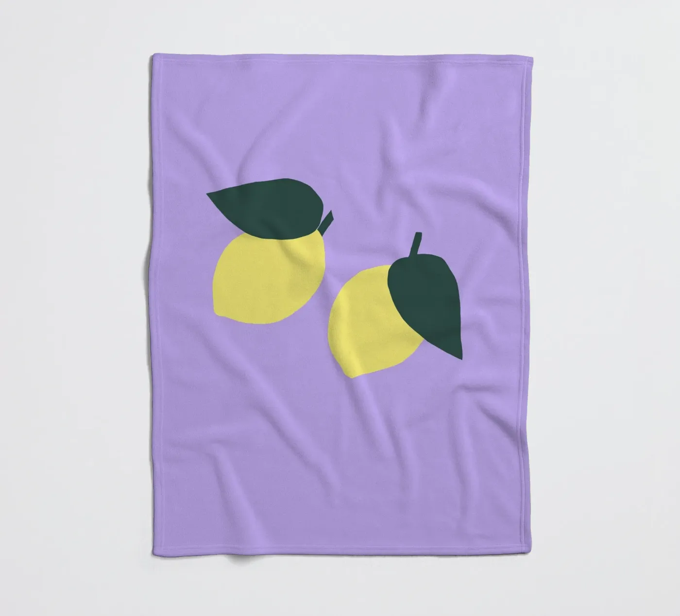 Limone Big Fleecedecke von Iris Knabenschuh Design
