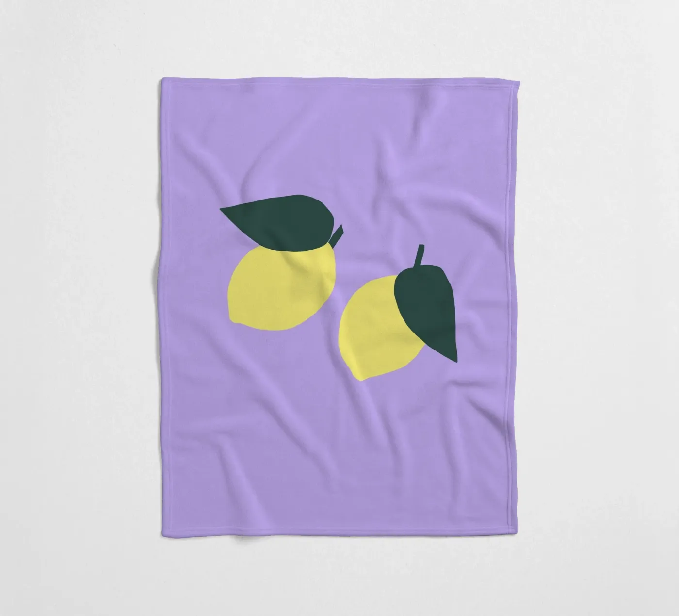 Limone Big Fleecedecke von Iris Knabenschuh Design