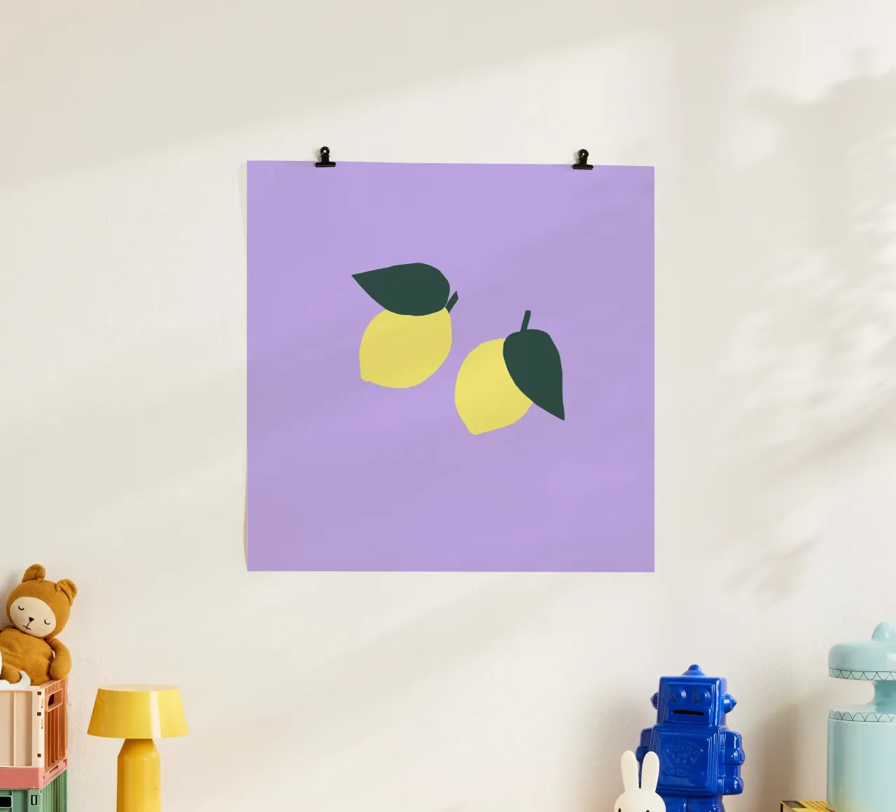 Limone Big poster da Iris Knabenschuh Design