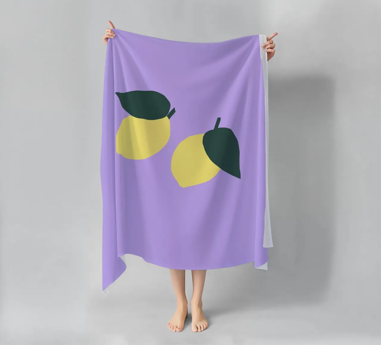 Limone Big telo mare da Iris Knabenschuh Design