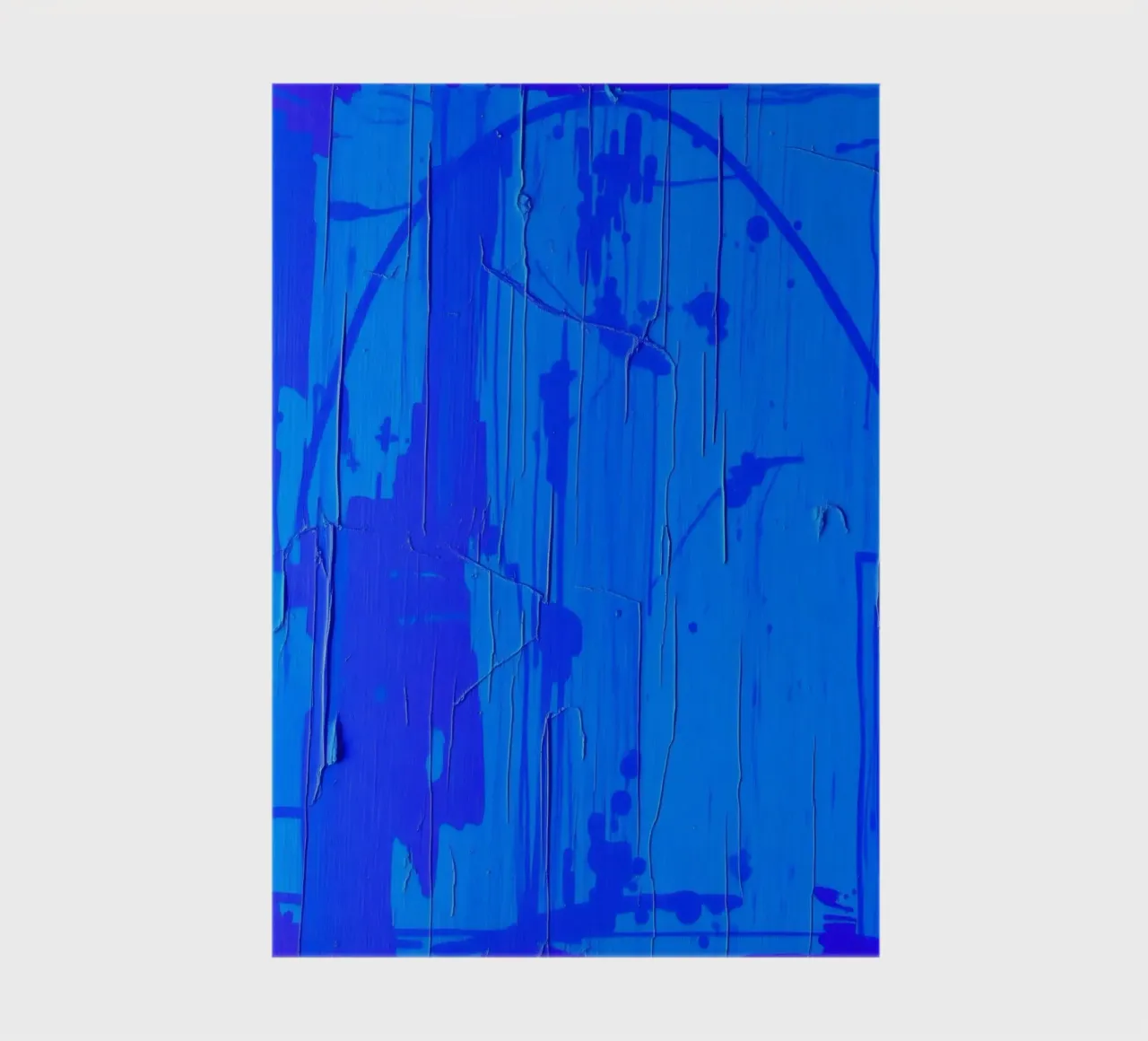 Abstract blue artwork featuring textured surface and varying notebook by DesignDoodle