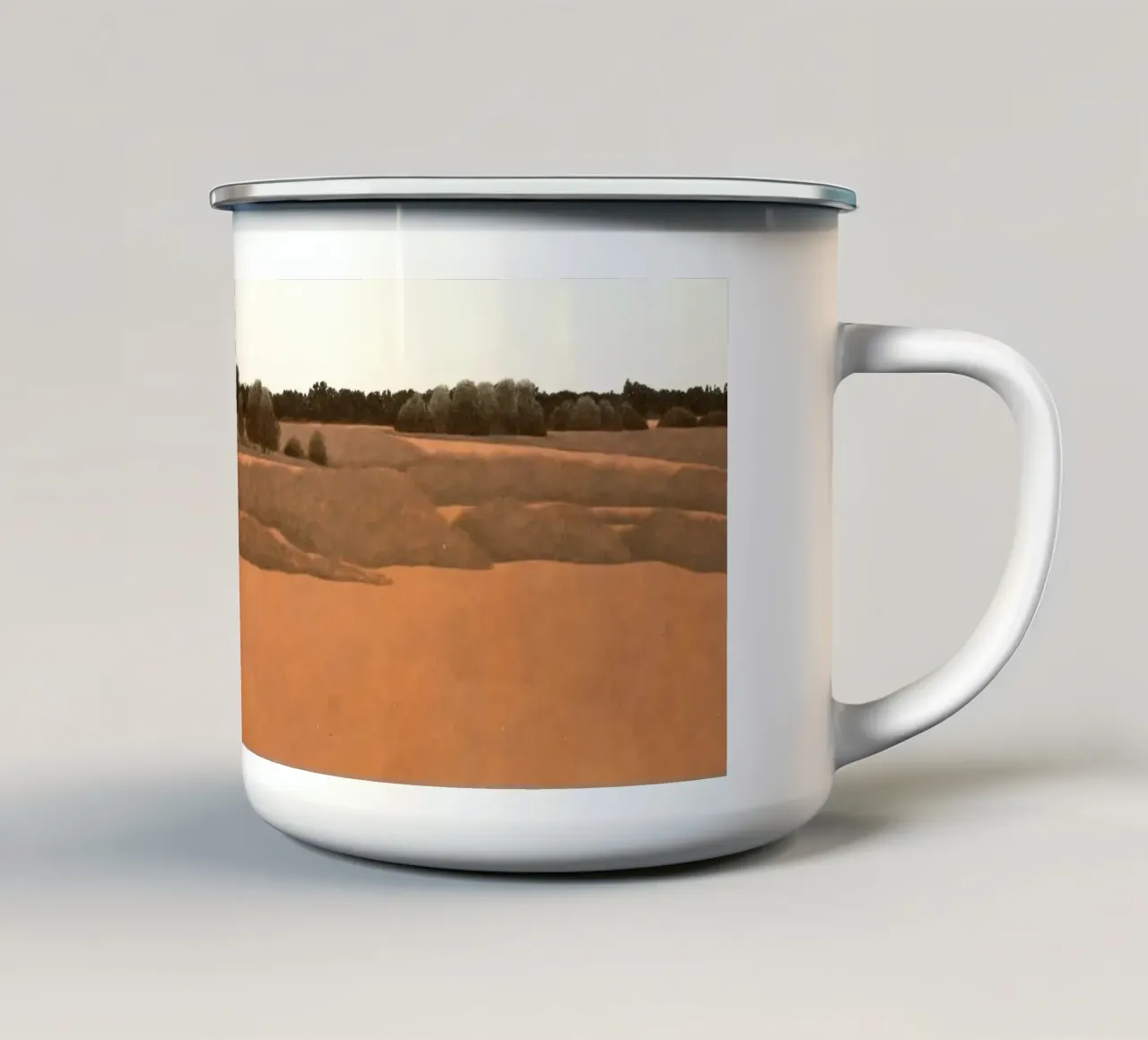 Deserto di sabbia rossa 2020 tazza in smalto da Soyoung Kwon
