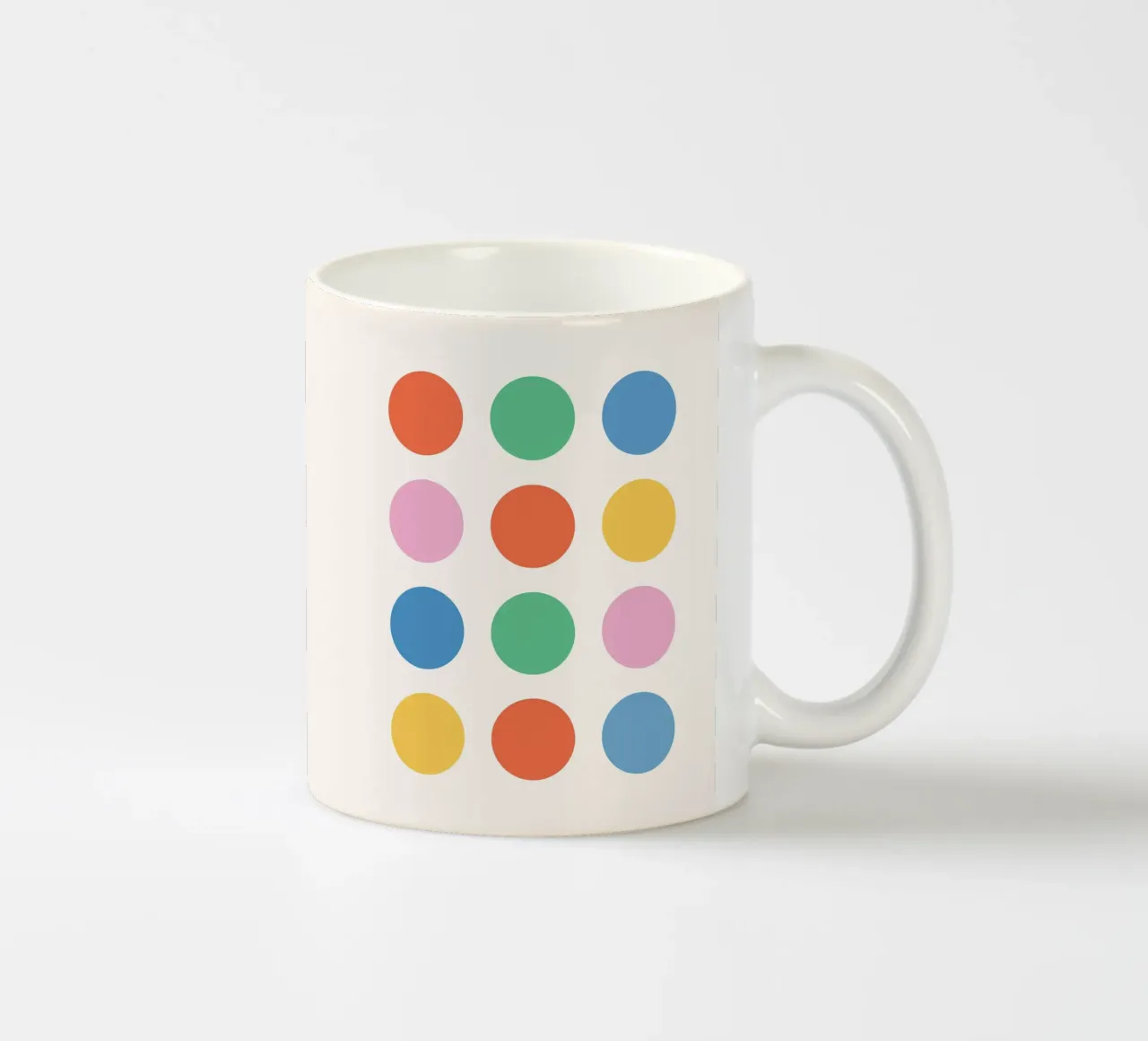 Puntini Bauhaus tazza in ceramica da Paigaam Studio
