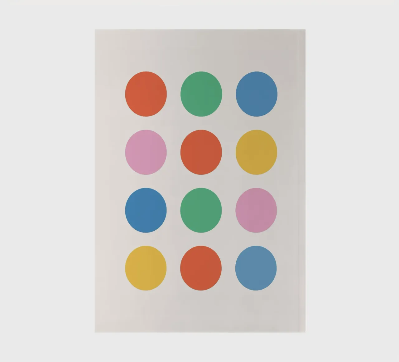 Bauhaus Dots notebook by Paigaam Studio
