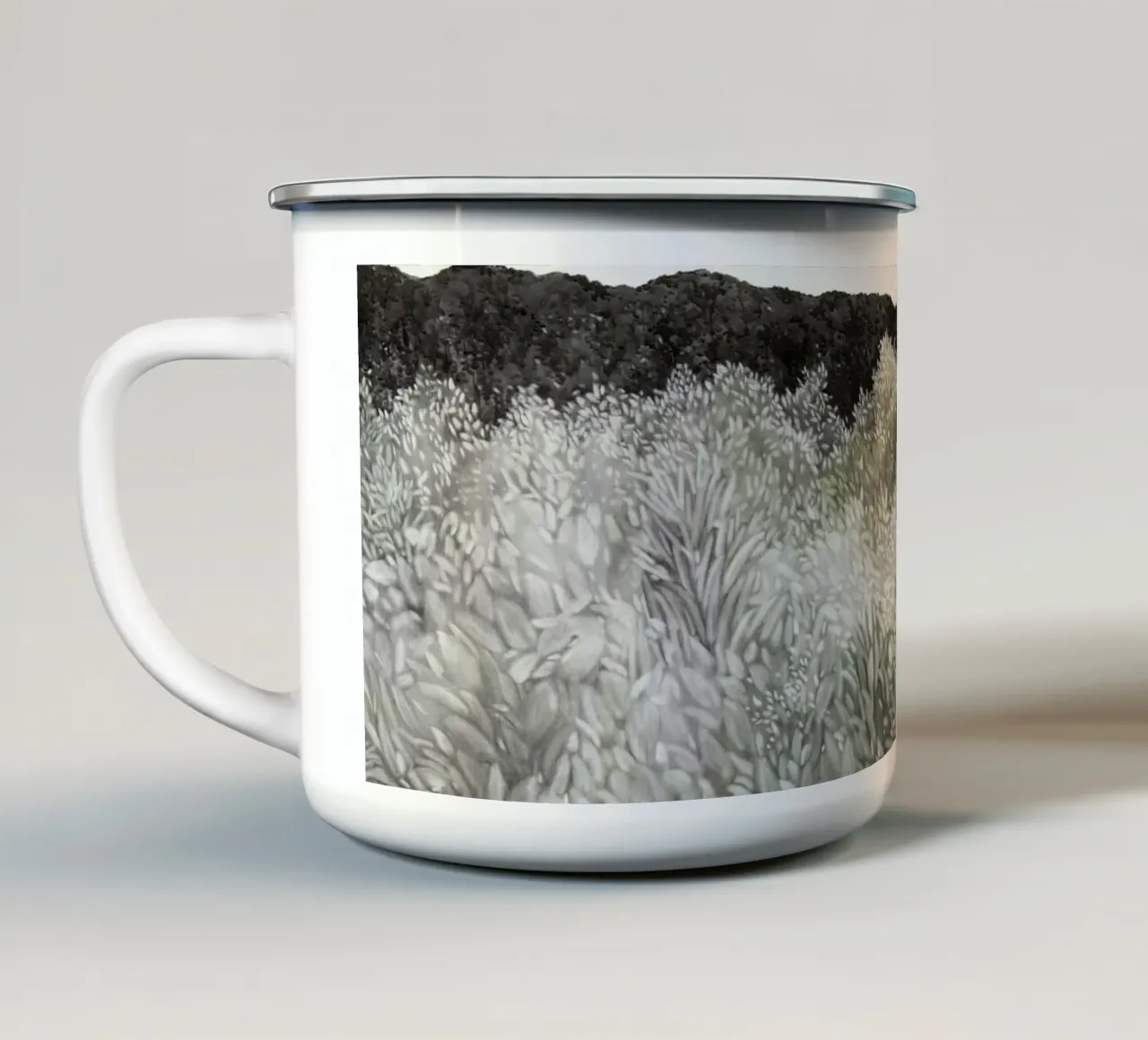 Vogliamo? 2017 tazza in smalto da Soyoung Kwon