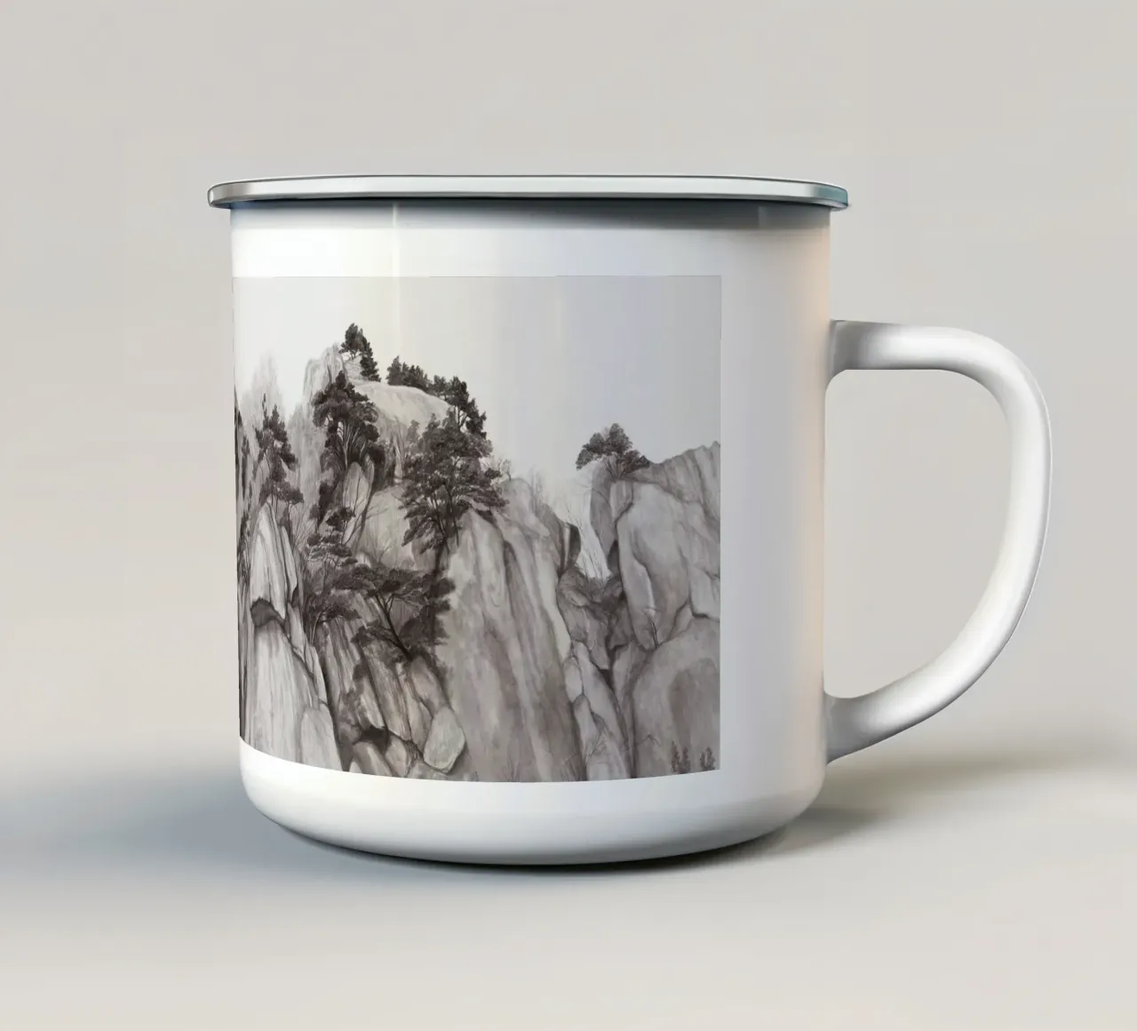 Landscape 2014 tazza in smalto da Soyoung Kwon