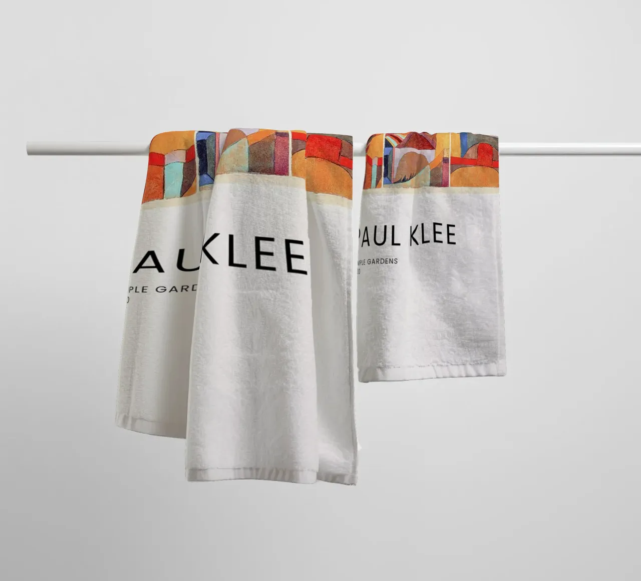 Klee - Temple Gardens towel by Vintage by JUNIQE
