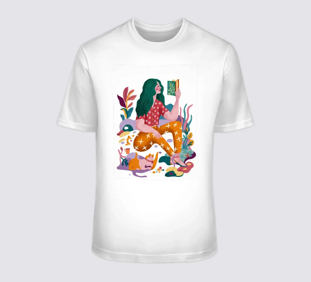 Esplorazione creativa t-shirt da Petal Canvas