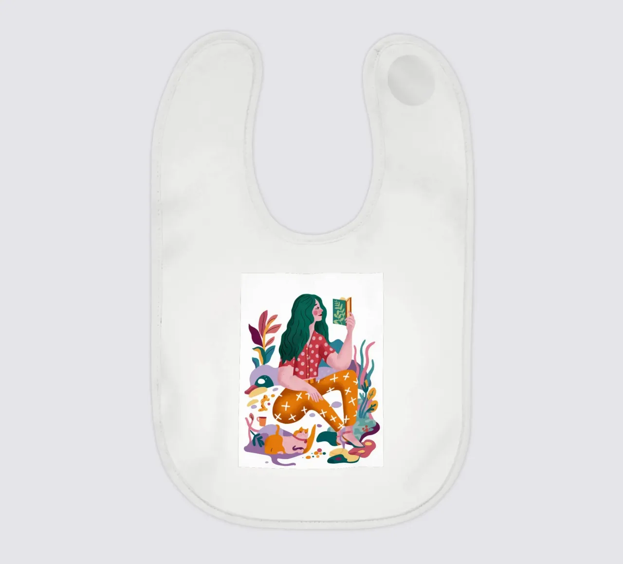 Creative Exploration baby bib by Petal Canvas