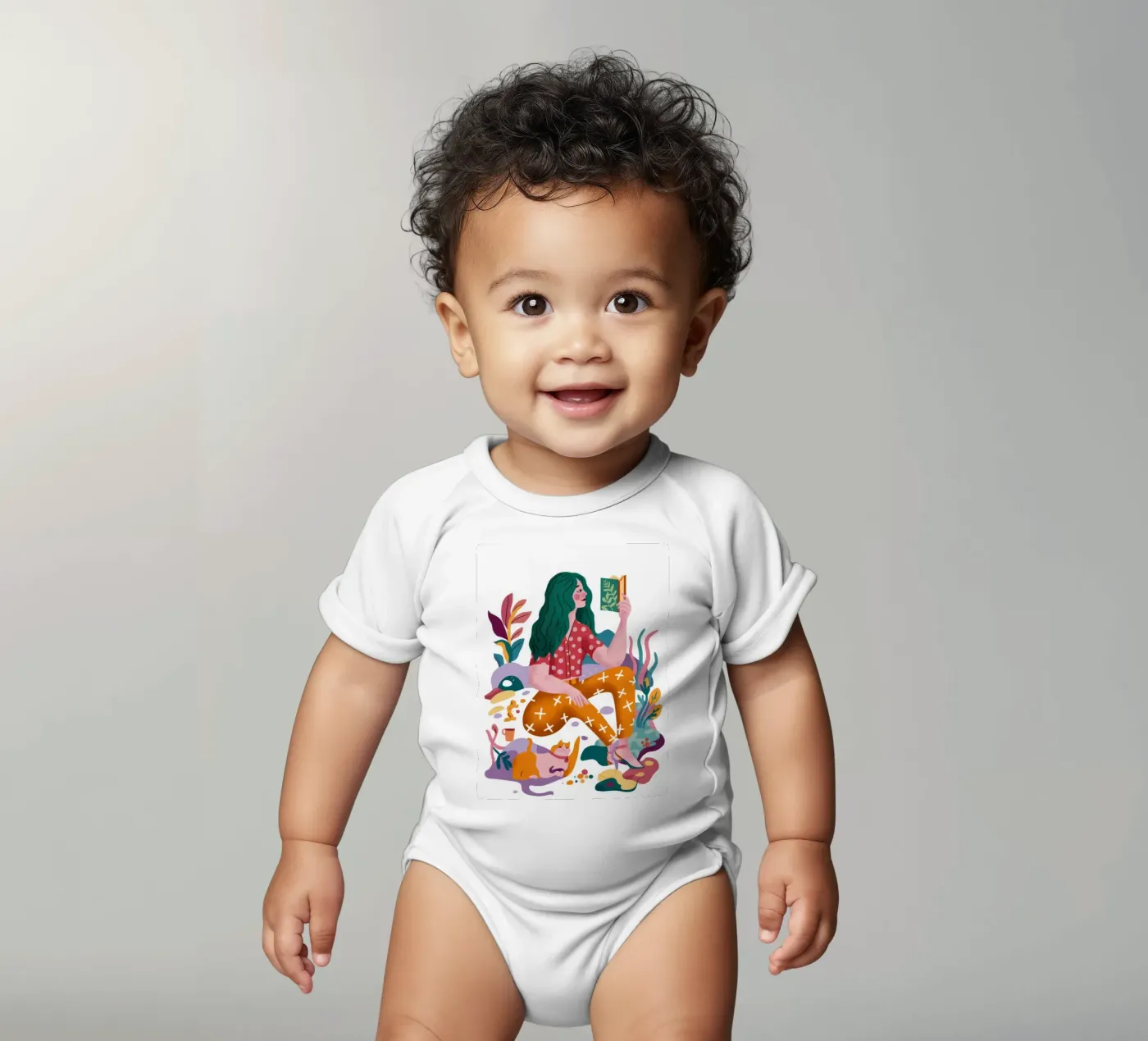 Exploration créative body bébé de Petal Canvas