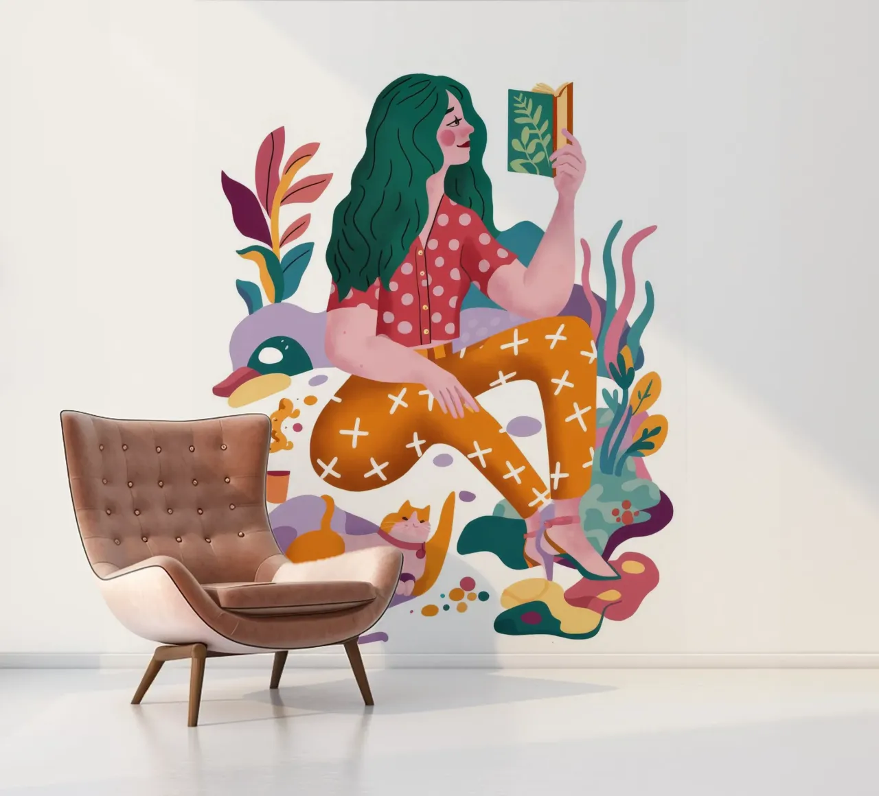 Creative Exploration fotobehang van Petal Canvas