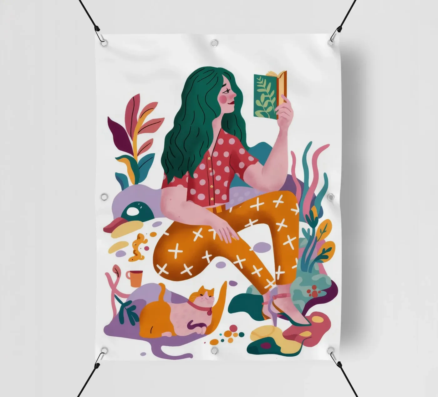 Esplorazione creativa telo in pvc da Petal Canvas