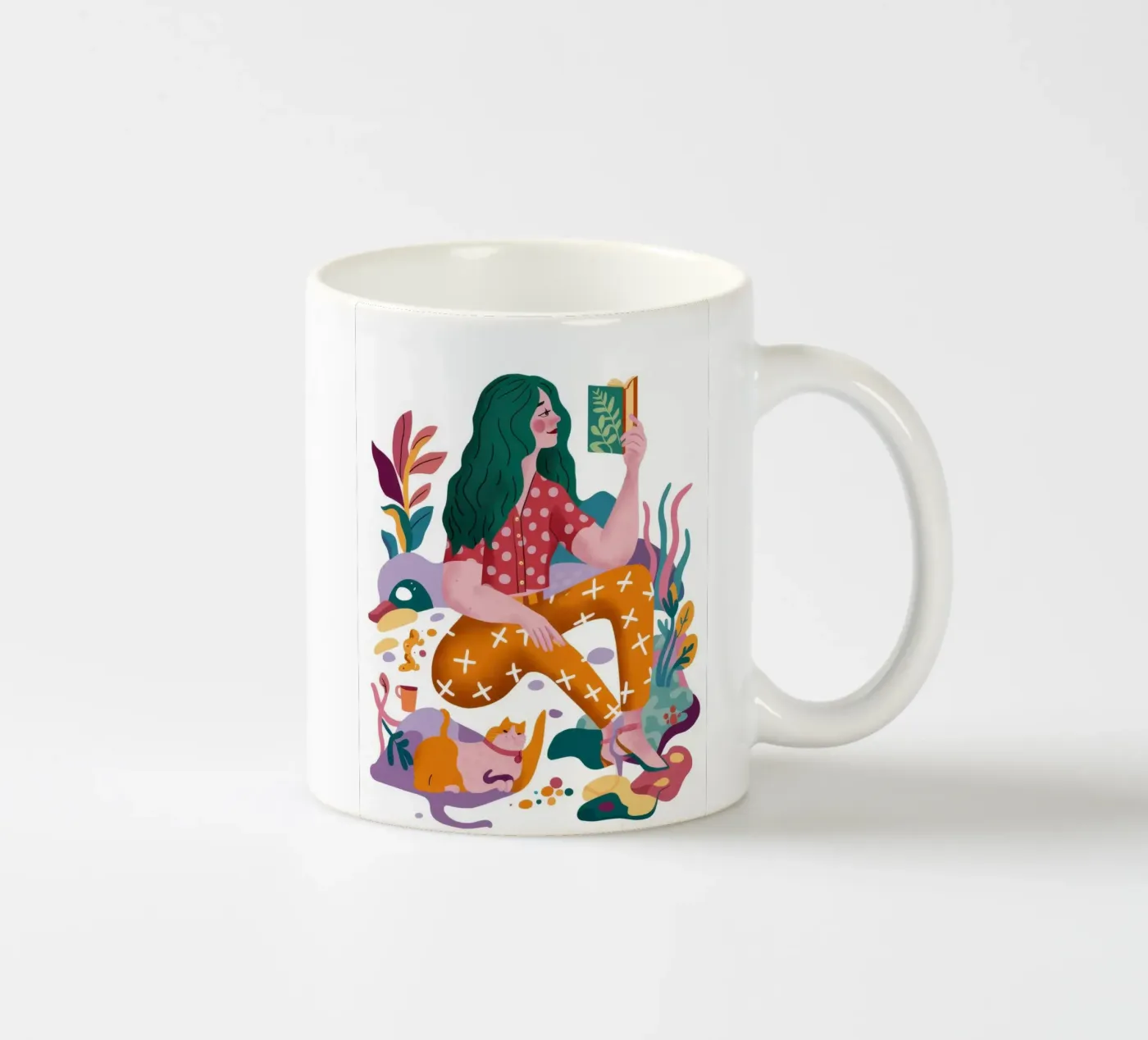 Creative Exploration ceramic mug by Petal Canvas