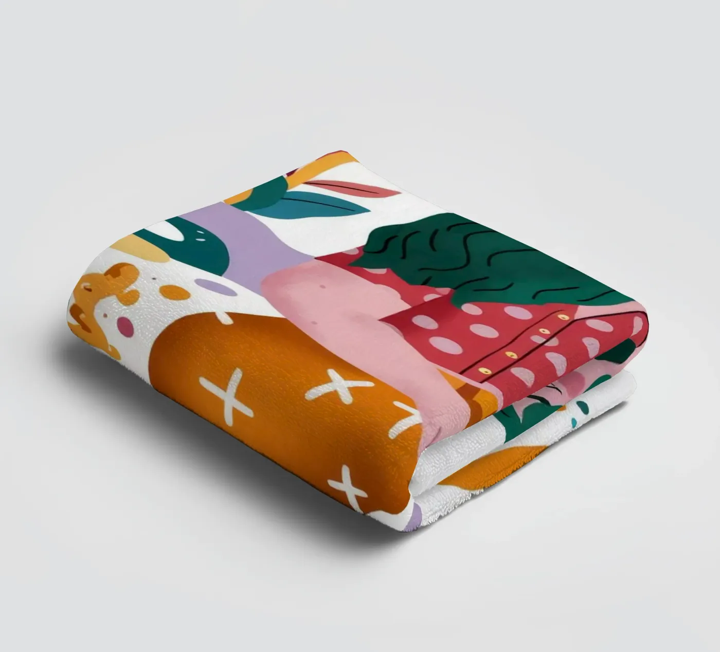 Creative Exploration towel by Petal Canvas