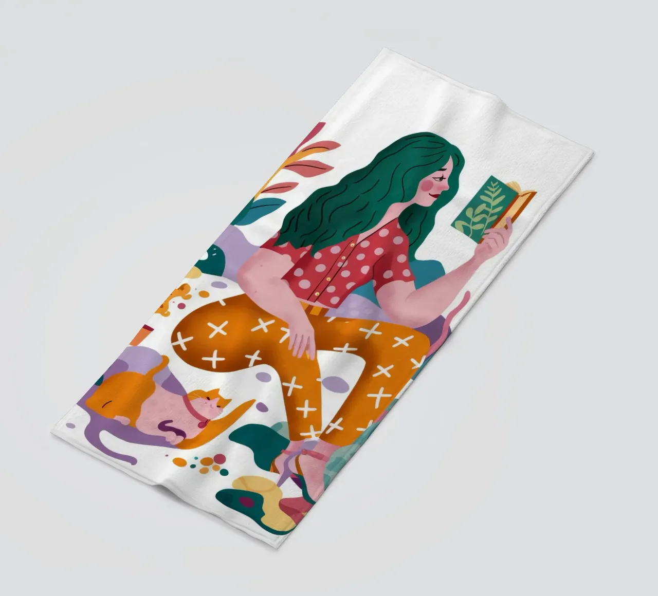 Esplorazione creativa telo mare da Petal Canvas