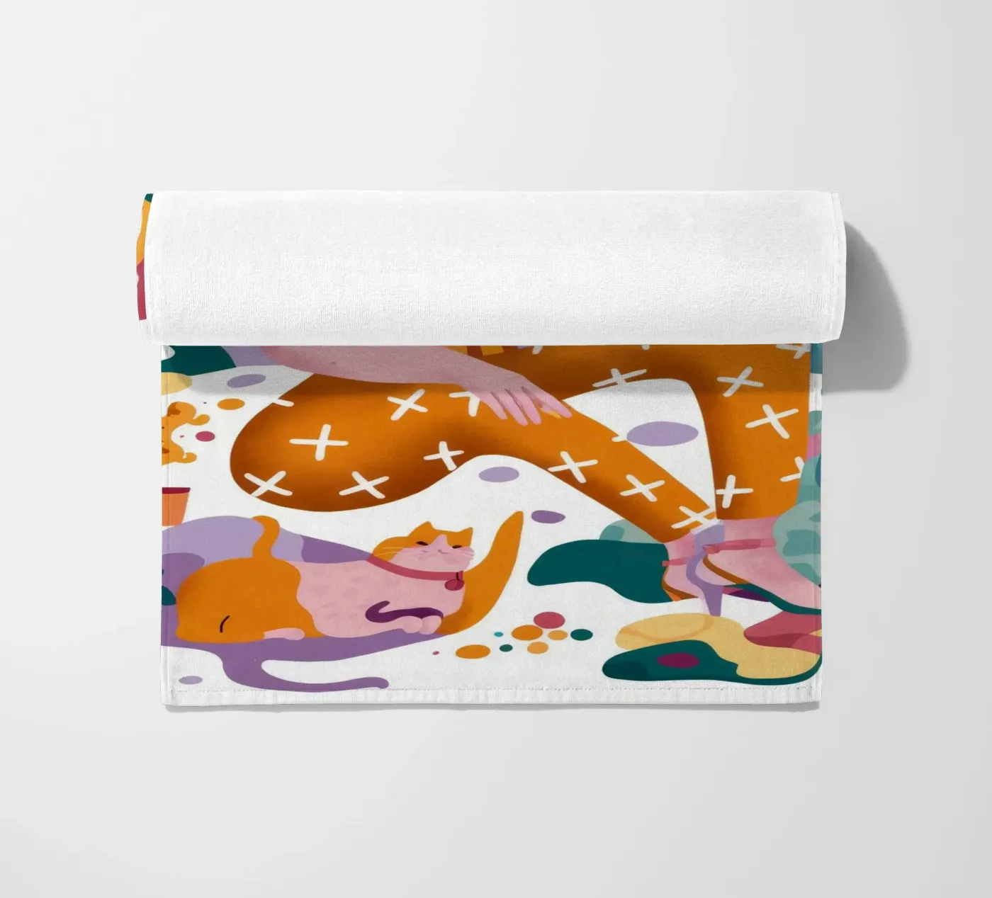 Creative Exploration beach towel by Petal Canvas