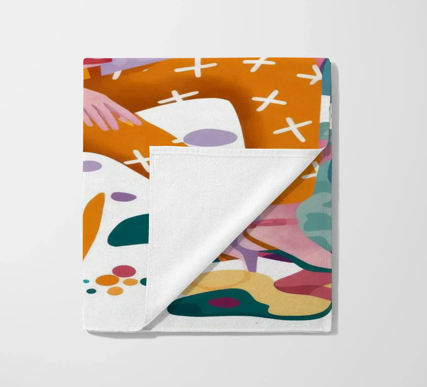 Creative Exploration beach towel by Petal Canvas