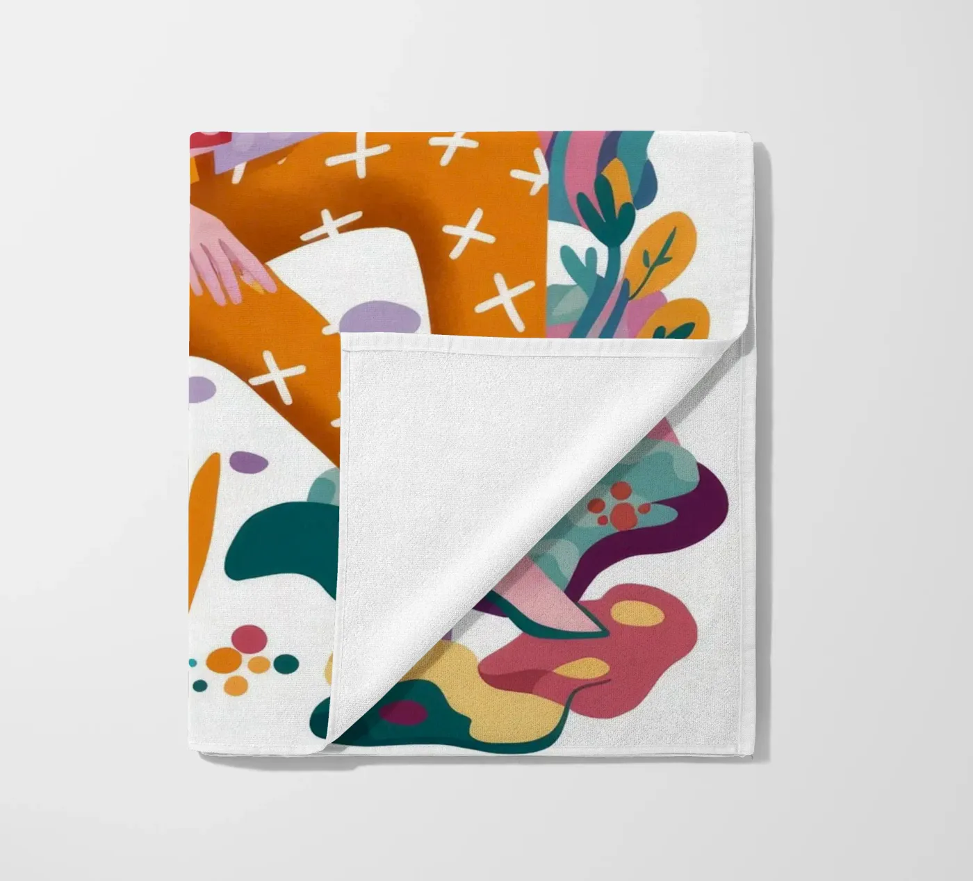 Creative Exploration beach towel by Petal Canvas