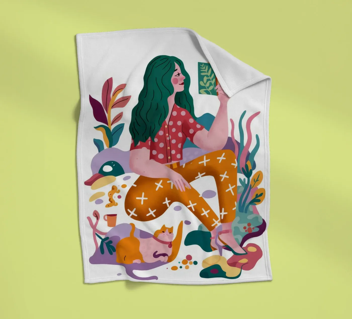 Creative Exploration Fleecedecke von Petal Canvas