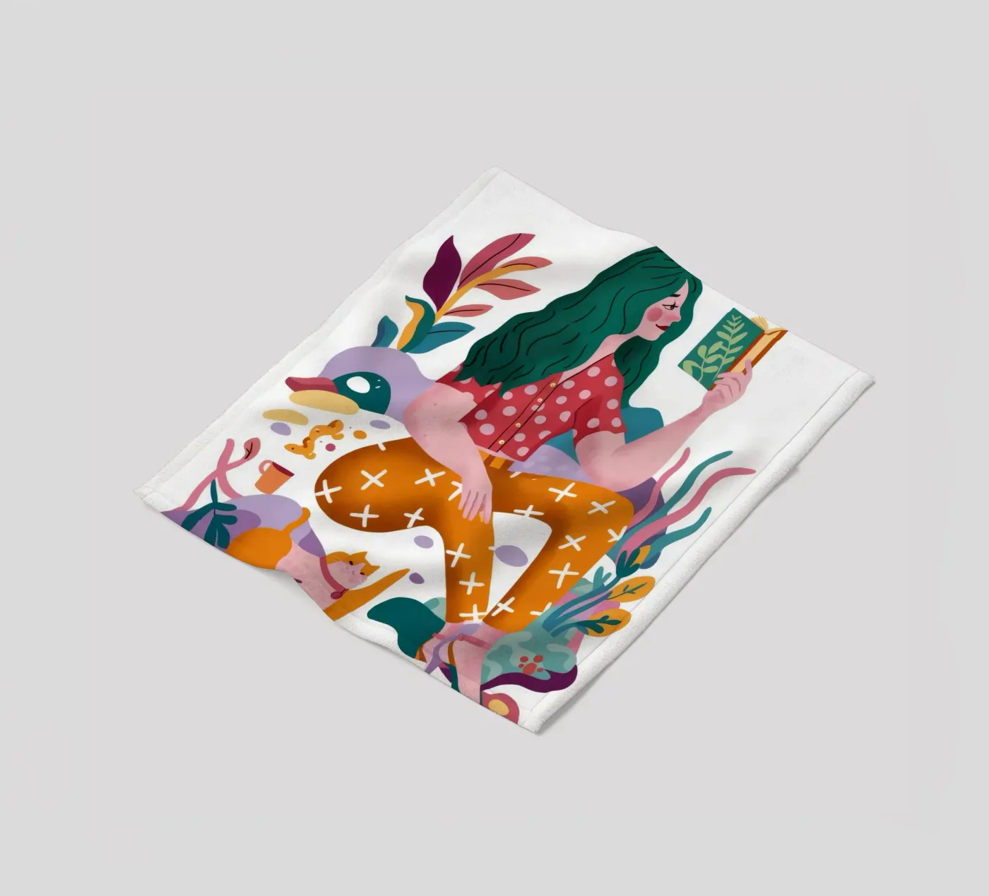 Creative Exploration Fleecedecke von Petal Canvas