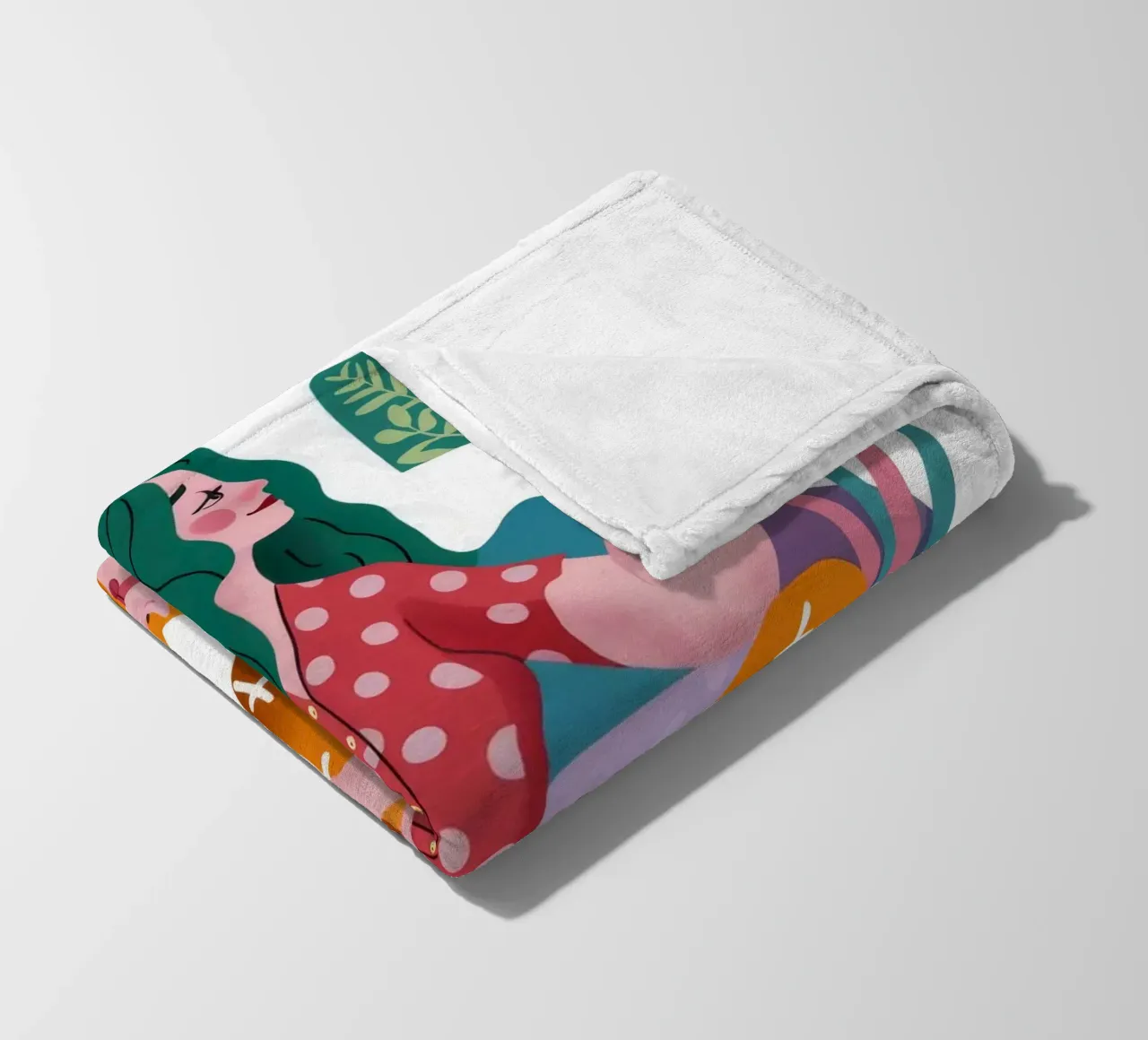 Creatieve verkenning fleecedeken van Petal Canvas