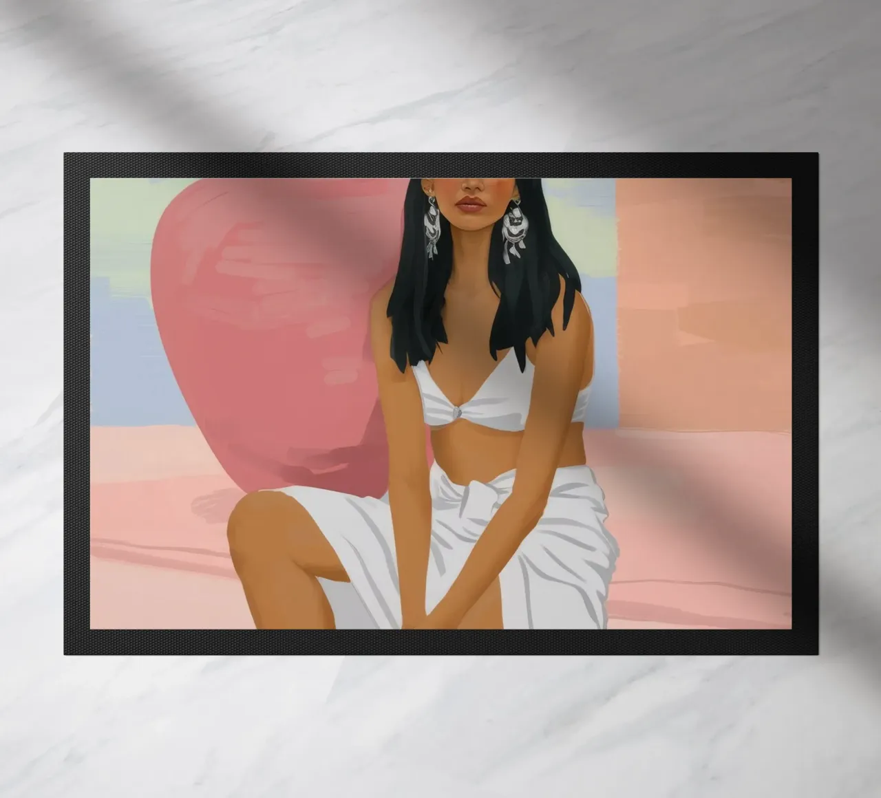 Elegante semplicità zerbino da Petal Canvas