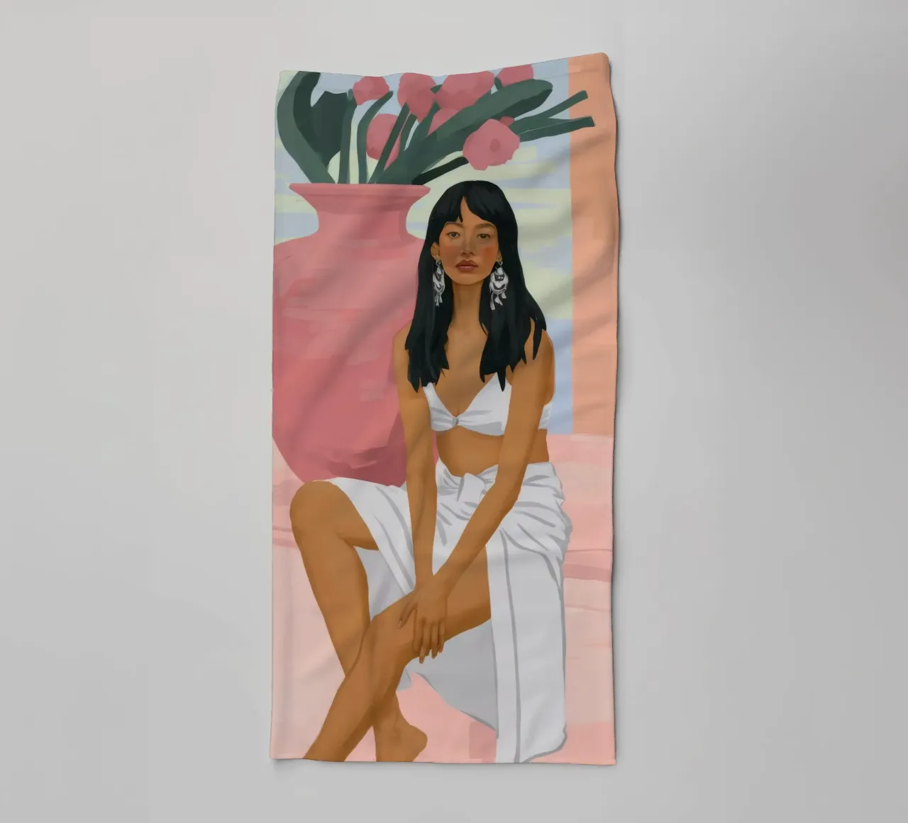 Elegant Simplicity towel by Petal Canvas