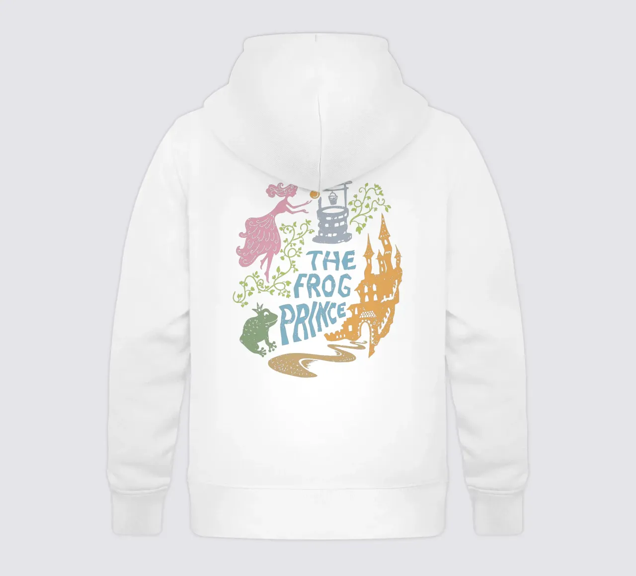 Frog King - The Frog prince fairy tale kids hoodie by DYDesign