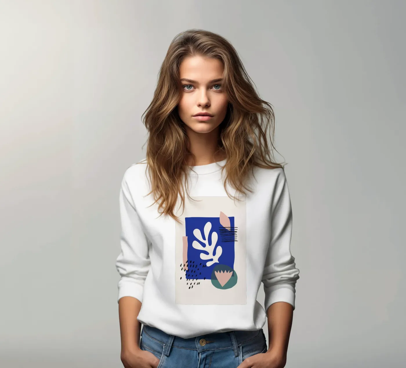 Spring sweatshirt van Pure