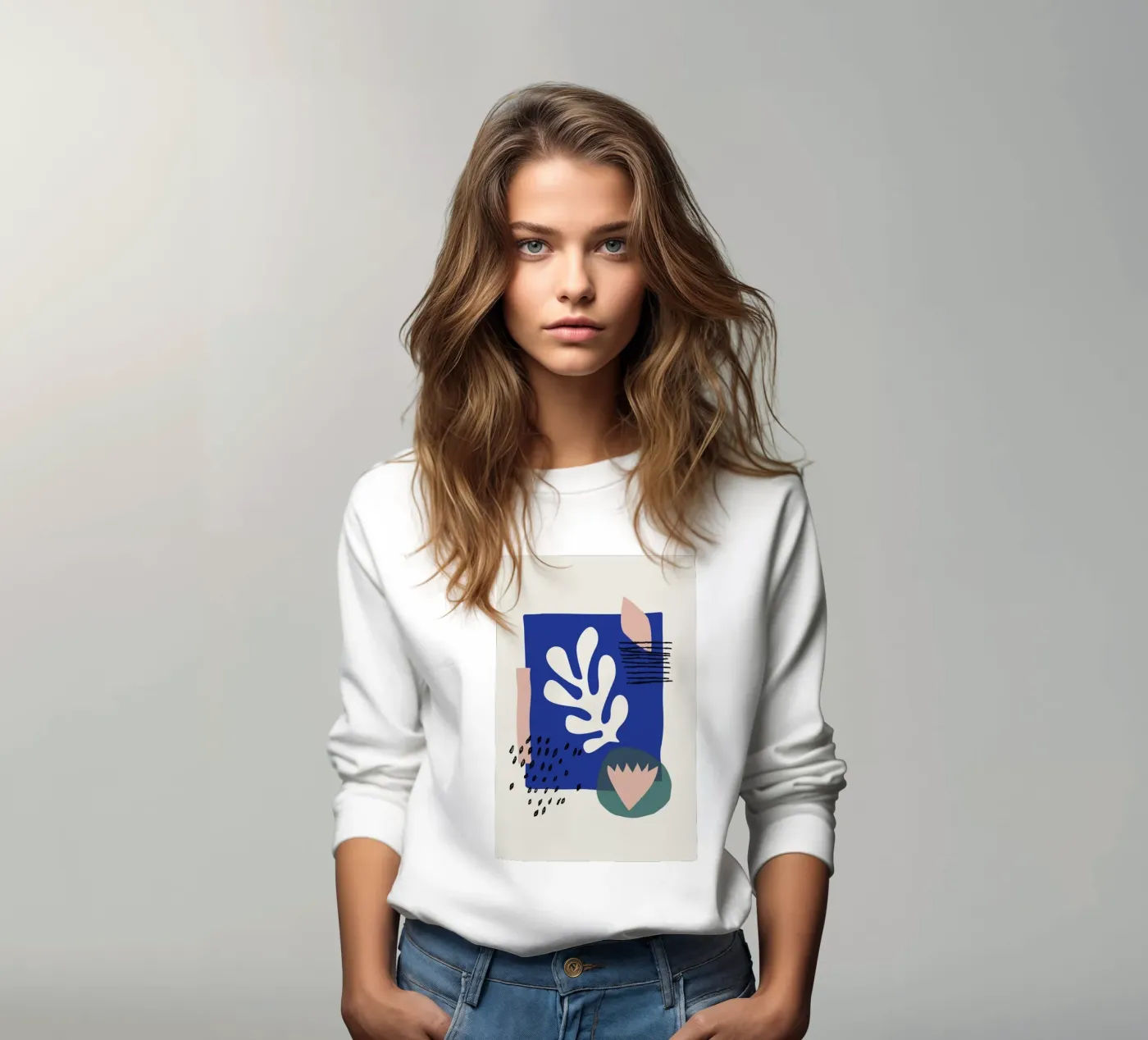 Spring sweatshirt van Pure