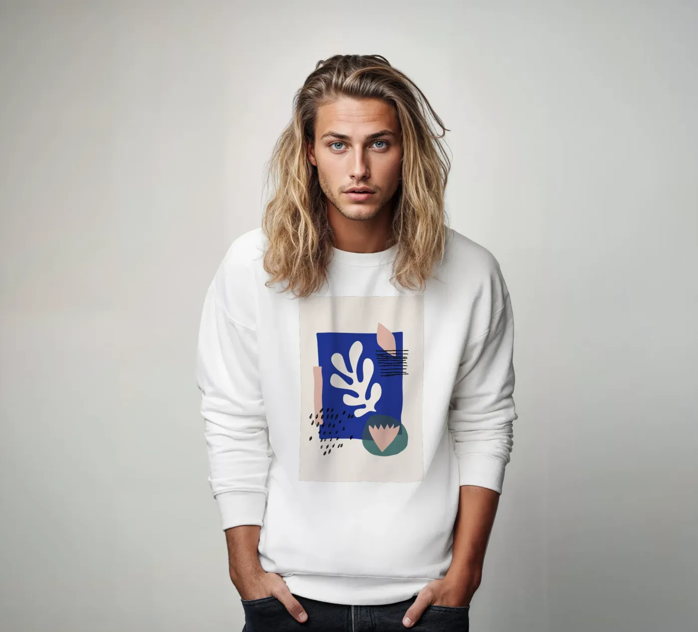 Spring sweatshirt van Pure