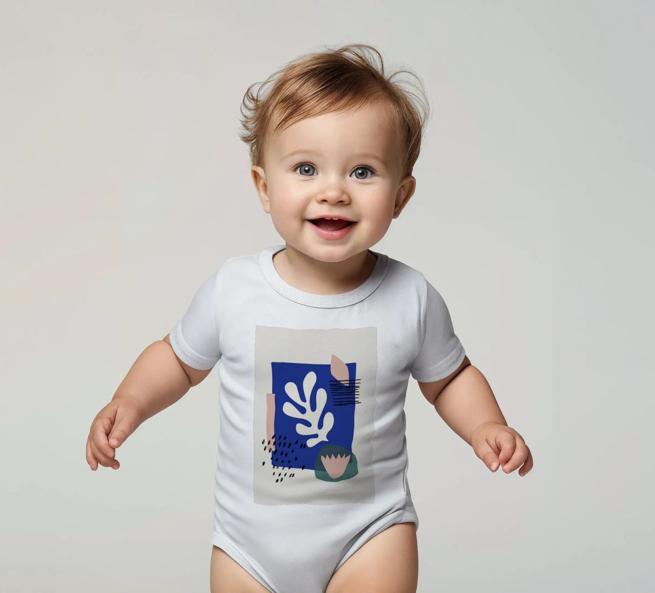 Spring body neonato maniche corte da Pure