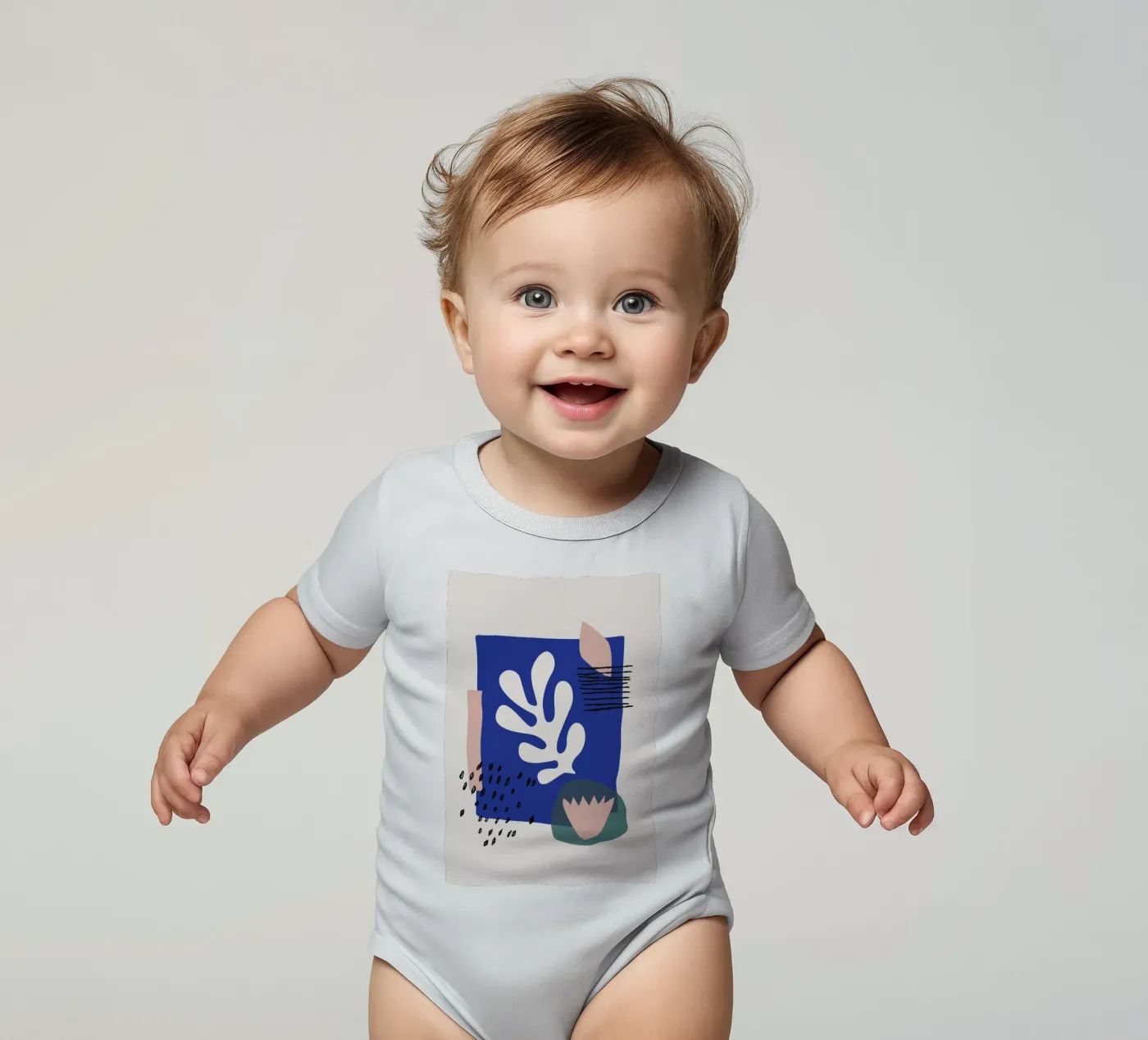 Spring Kurzarm Babybody von Pure
