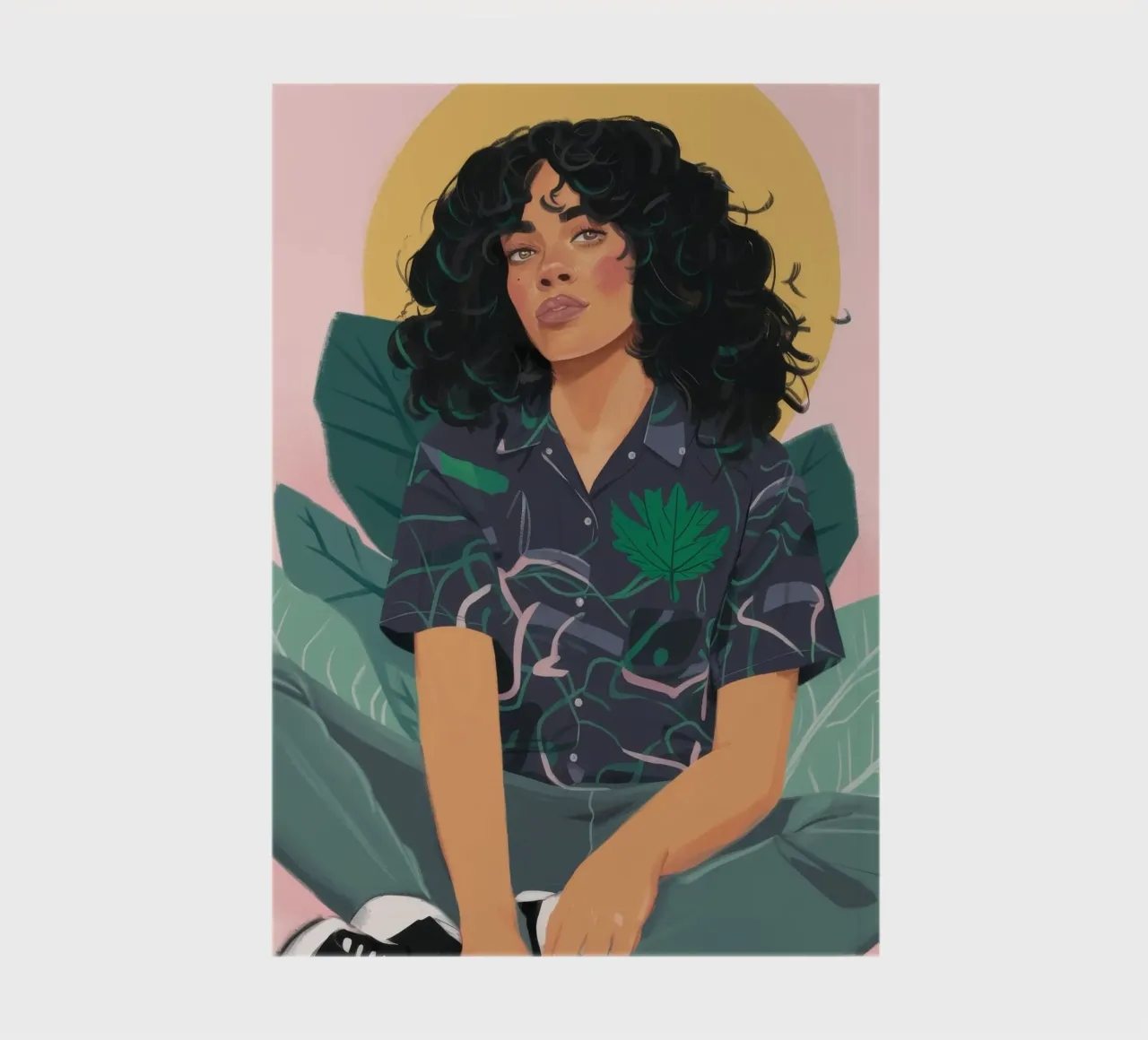 Natural Reflection notebook by Petal Canvas
