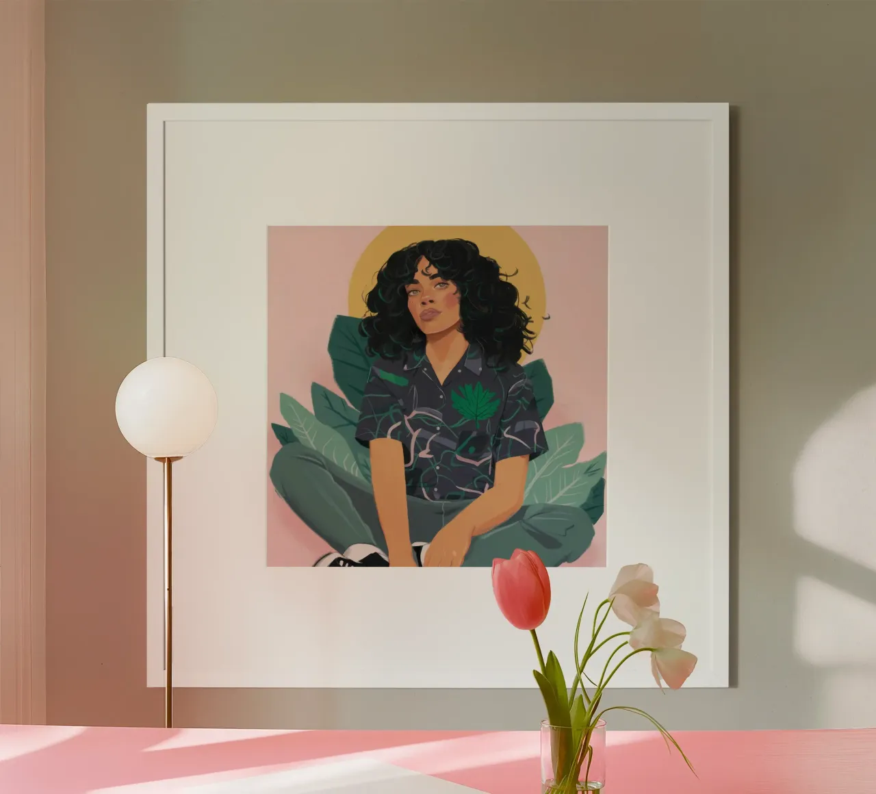 Natural Reflection poster by Petal Canvas