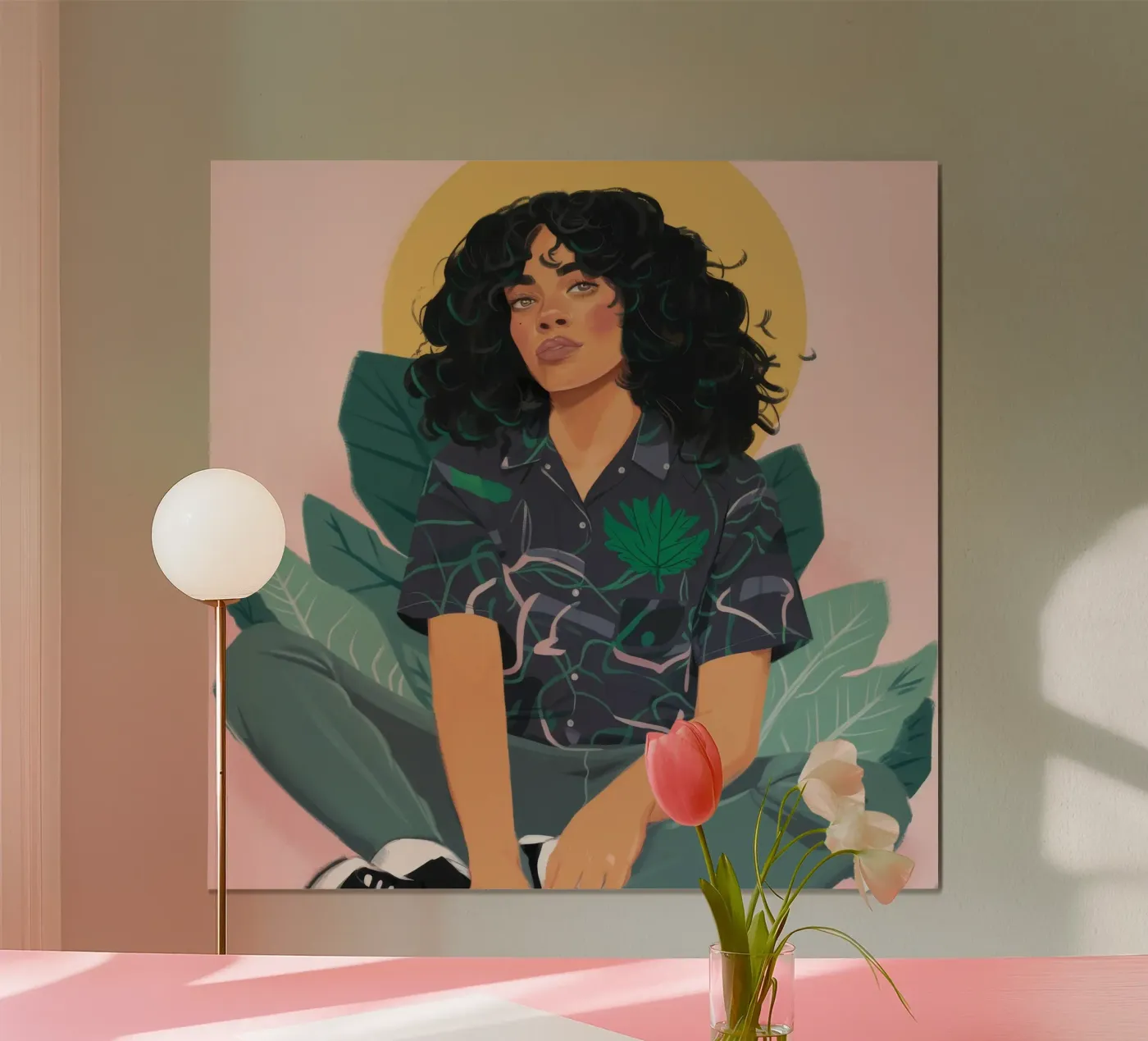 Natural Reflection poster by Petal Canvas